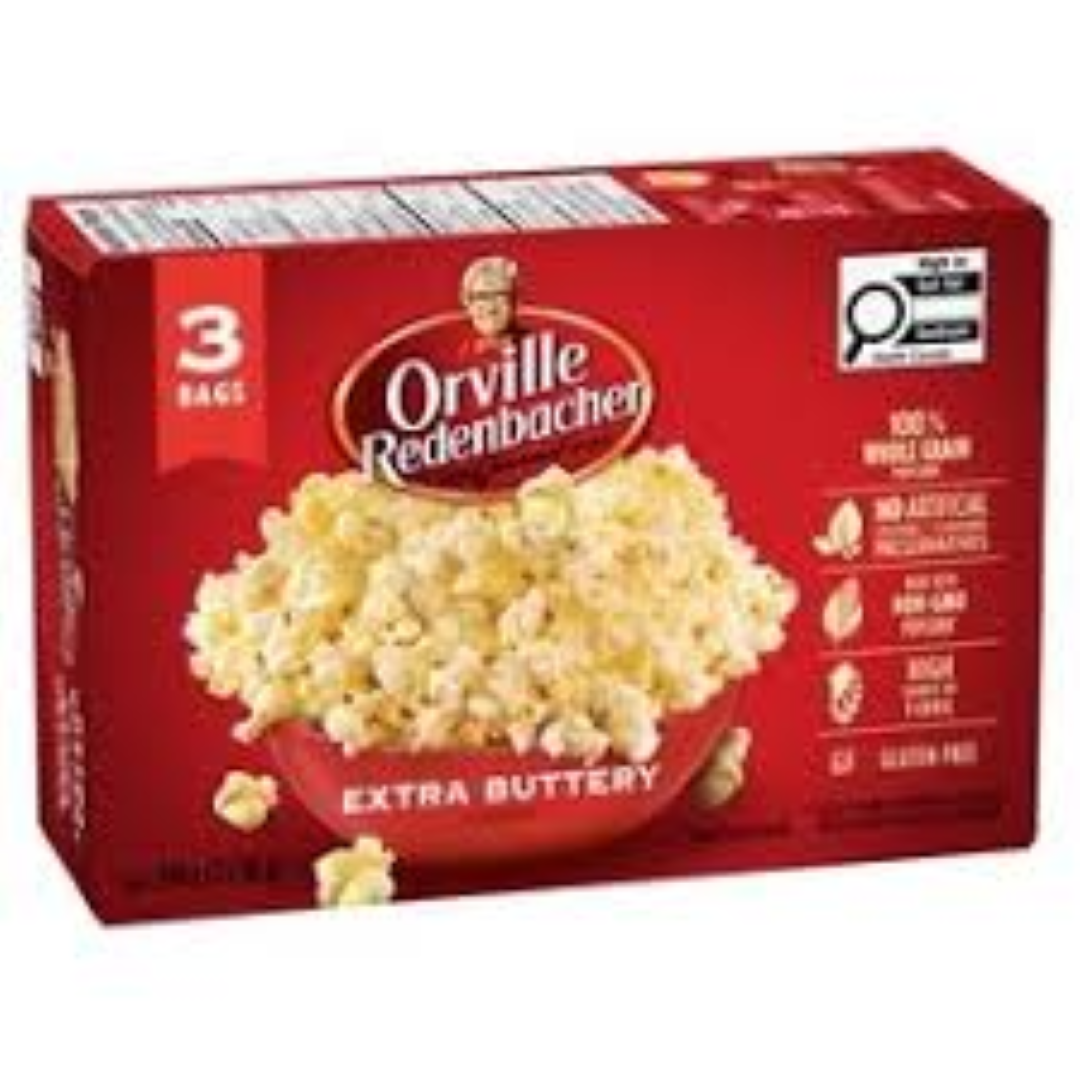 ORVILLE POPCORN BUTTER 3'S
